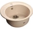 Композитная мойка GRANFEST Rondo GF-R510 508х505 белый 331, круглая 417517 1