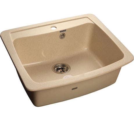 Композитная мойка GRANFEST Standart GF-S605 605х515 бежевый 328 429633