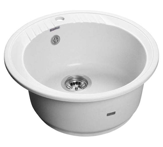 Композитная мойка GRANFEST Rondo GF-R520 D520 иней 460892