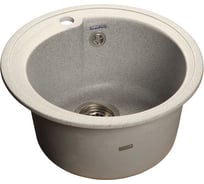 Композитная мойка GRANFEST Rondo GF-R450 D443 серый 310, круглая 429501