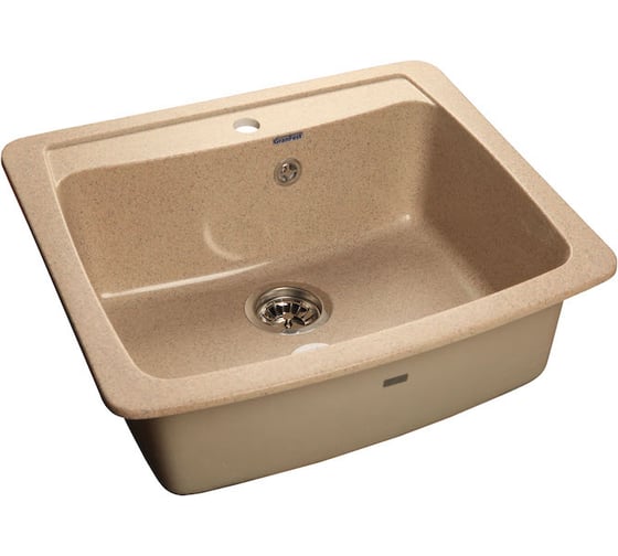 Композитная мойка GRANFEST Standart GF-S605 605х515 мм, песочный 302 429637