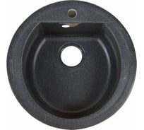 Мойка мрамор GranFest RONDO GF-R--500 D=500 мм черный GF- R-500 чер
