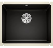 Мойка Blanco SUBLINE 500 U керамика, черный PuraPlus с отводной арматурой InFino 523740