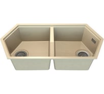 Кухонная мойка KitKraken Gulf Creamy K-850.2B.1014