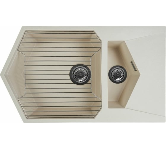 Кухонная мойка KitKraken Pond Creamy K-850M.1014