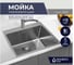 Кухонная мойка из нержавеющей стали Grandex AQUA ELEGANCE 50 50.5x50.5x20.3 400331 2