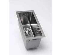 Кухонная мойка из нержавеющей стали Grandex AQUA PROLINE 22, 22x45x20.3 300209