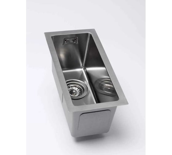 Кухонная мойка из нержавеющей стали Grandex AQUA PROLINE 22, 22x45x20.3 300209 1