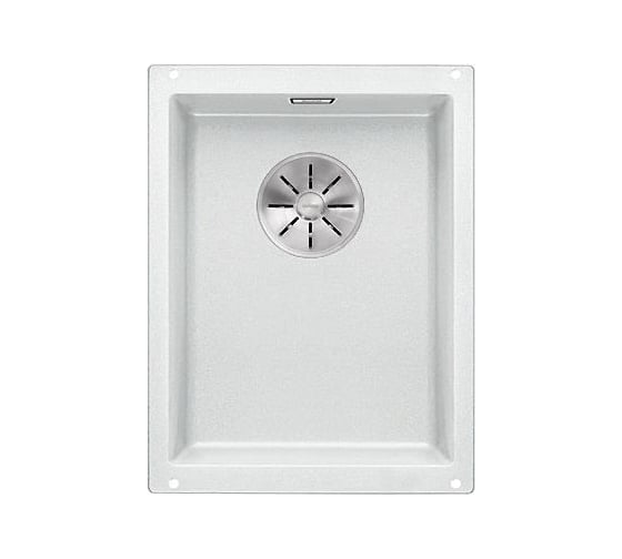 Мойка Blanco SUBLINE 320-U, SILGRANIT, белый, с отводной арматурой InFino 523410 1