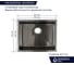 Кухонная мойка из нержавеющей стали Grandex AQUA с PVD покрытием PROLINE 55 ANTHRACITE, 55x45x20,3 3002063 4