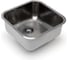 Кухонная мойка из нержавеющей стали Grandex AQUA с PVD покрытием SELECT 44 ANTHRACITE, 44,5x44,5x18,5 2003333 10
