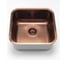 Кухонная мойка из нержавеющей стали Grandex AQUA с PVD покрытием SELECT 44 COPPER, 44,5x44,5x18,5 2003332 3