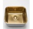 Кухонная мойка из нержавеющей стали Grandex AQUA с PVD покрытием SELECT 44 GOLD, 44.5x44.5x18.5 2003331 3