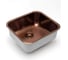Кухонная мойка из нержавеющей стали Grandex AQUA с PVD покрытием SELECT 49 COPPER, 49,5x44,5x18,5 2003342 1