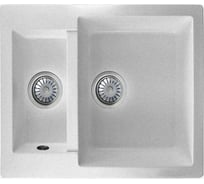 Кухонная мойка Maxweld Фудзияма белый мрамор AL490BM