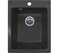 Кухонная мойка Maxweld Майон чёрный обсидиан AL350CH