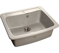 Композитная мойка GRANFEST Standart GF-S605 605х515, серая 310 429638