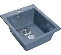 Композитная мойка GRANFEST Practic GF-P505 427х506, графит 460885