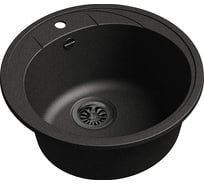 Кварцевая мойка EWIGSTEIN Elegant 1 чаша, D-484 мм E-R45 антрацит