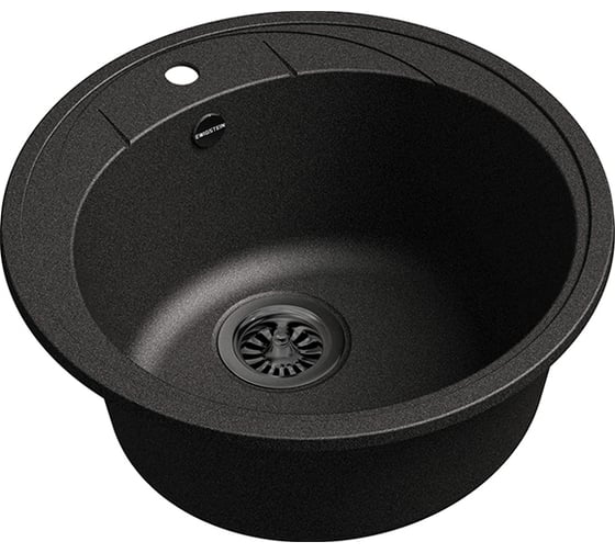 Кварцевая мойка EWIGSTEIN Elegant 1 чаша, D-484 мм E-R45 антрацит