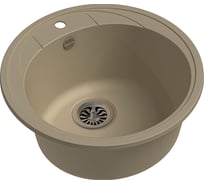 Кварцевая мойка EWIGSTEIN Elegant R45 1 чаша, D-484 мм E-R45 топаз