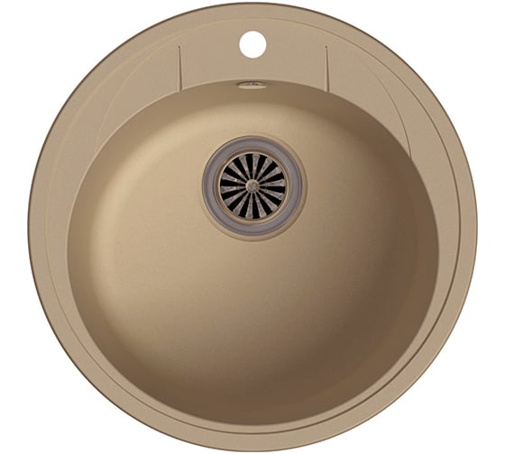 Кварцевая мойка EWIGSTEIN Elegant R45 1 чаша, D-484 мм E-R45 топаз