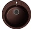 Кварцевая мойка EWIGSTEIN Elegant R45 1 чаша, D-484 мм E-R45 шоколад 2