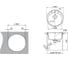 Кварцевая мойка EWIGSTEIN Elegant R45 1 чаша, D-484 мм E-R45 шоколад 3