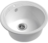 Кварцевая мойка EWIGSTEIN Elegant R45 1 чаша, D-484 мм E-R45 иней