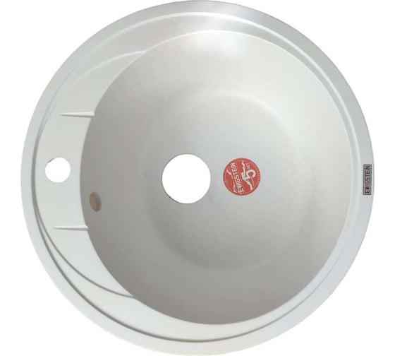 Кварцевая мойка EWIGSTEIN Elegant R45 1 чаша, D-484 мм E-R45 иней