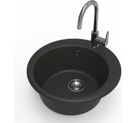 Мойка кварцевая Marrbaxx Виктори U30R44 черный Q030R044 1