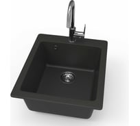 Мойка кварцевая Marrbaxx Линди U8R44 черный Q008R044