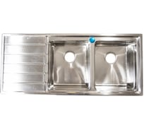 Мойка ОФК 0.8 мм, 1160х500х210 мм, нержавеющая сталь, хром матовый BL-726L