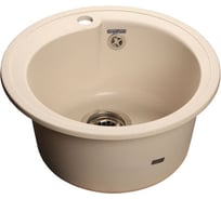 Композитная мойка GRANFEST Rondo GF-R450 D443 Белый 331 круглая 429012