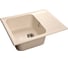 Композитная мойка GRANFEST Standart GF-S645L 645х500 Белый 331 с крылом 417594 1