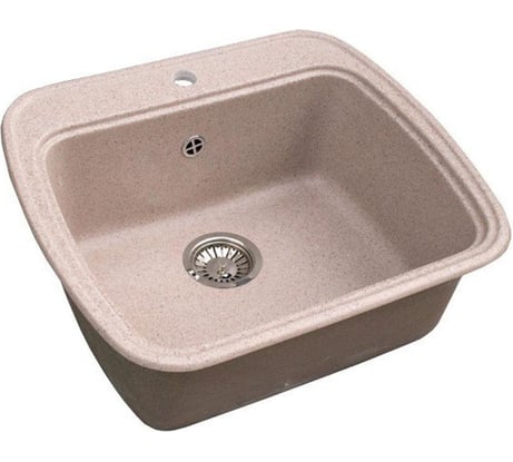 Мойка ALCORA Офелия G-003 кремовый, с сифоном 28