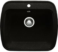 Мойка ALCORA Офелия G-003 антрацит, с сифоном 24