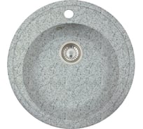 Мойка ALCORA Виктория Медея 502х502 мм, серый, с сифоном 405