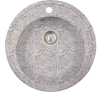 Мойка ALCORA Виктория Медея 502х502 мм, терра, с сифоном 406