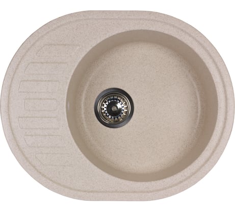 Мойка ALCORA Альпина Аврора латте, с сифоном 410