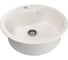 Мойка mixline ML-GM09 круглая, белая, 331, 490х490х185 мм 533495 1