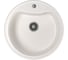 Мойка mixline ML-GM09 круглая, белая, 331, 490х490х185 мм 533495 2