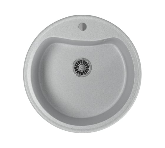 Мойка mixline ML-GM09 круглая, серая, 310, 490х490х185 мм 533500