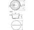 Мойка mixline ML-GM09 круглая, серая, 310, 490х490х185 мм 533500 5