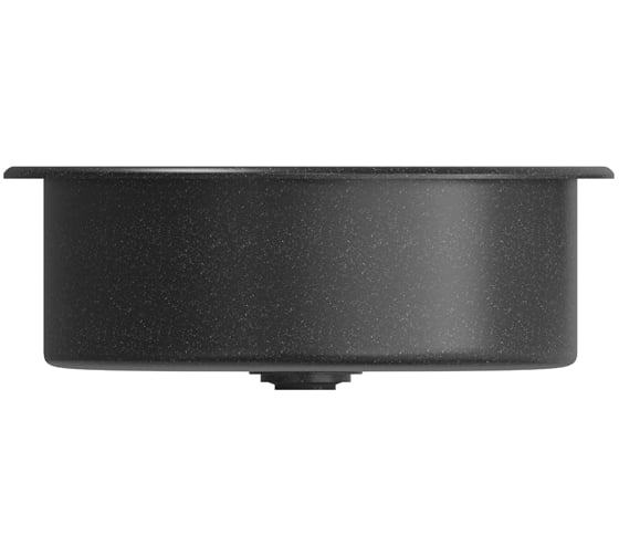 Мойка mixline ML-GM09 круглая, черная, 308, 490х490х185 мм 533503