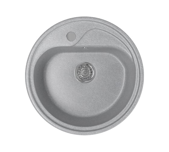 Мойка mixline ML-GM10 круглая, графит, 342, 440х440х180 мм 533152