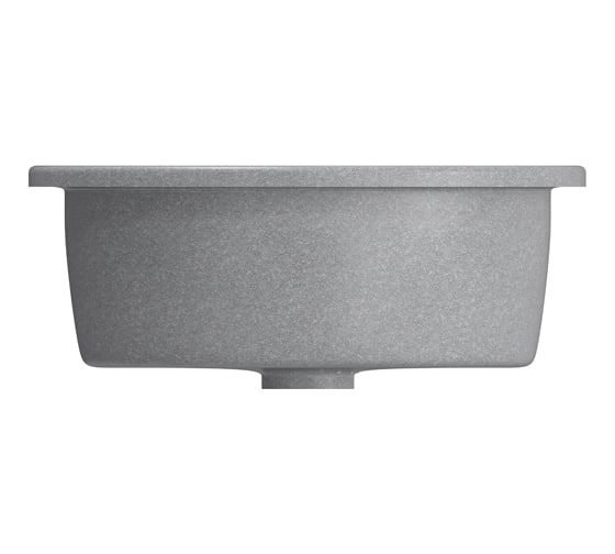 Мойка mixline ML-GM10 круглая, графит, 342, 440х440х180 мм 533152