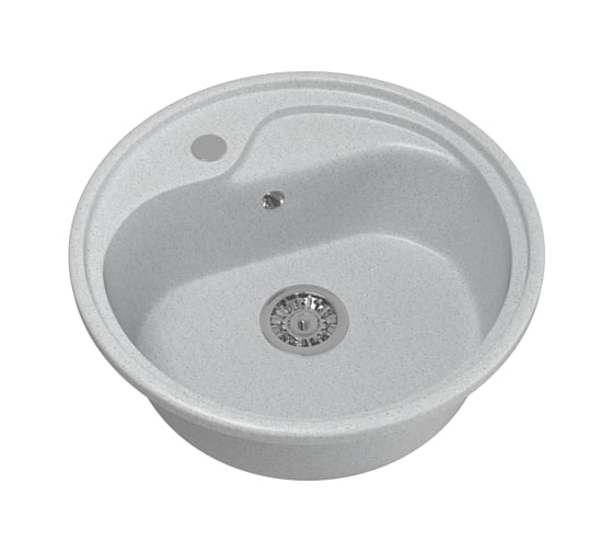 Мойка mixline ML-GM10 круглая, серая, 310, 440х440х180 мм 525061 1
