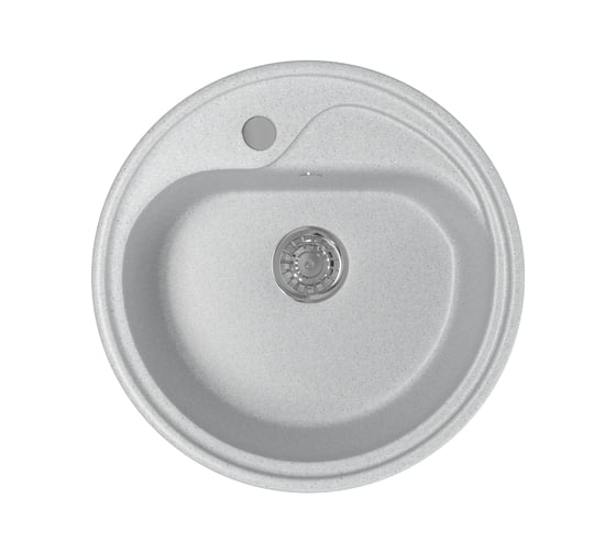 Мойка mixline ML-GM10 круглая, серая, 310, 440х440х180 мм 525061