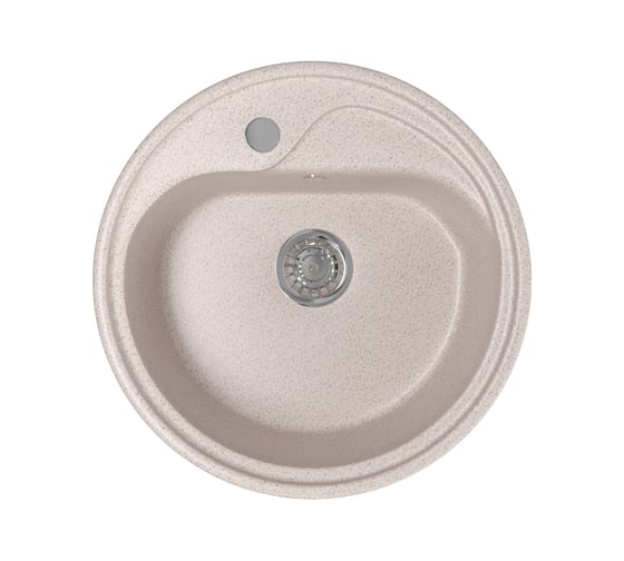 Мойка mixline ML-GM10 круглая, песочная, 302, 440х440х180 мм 525060